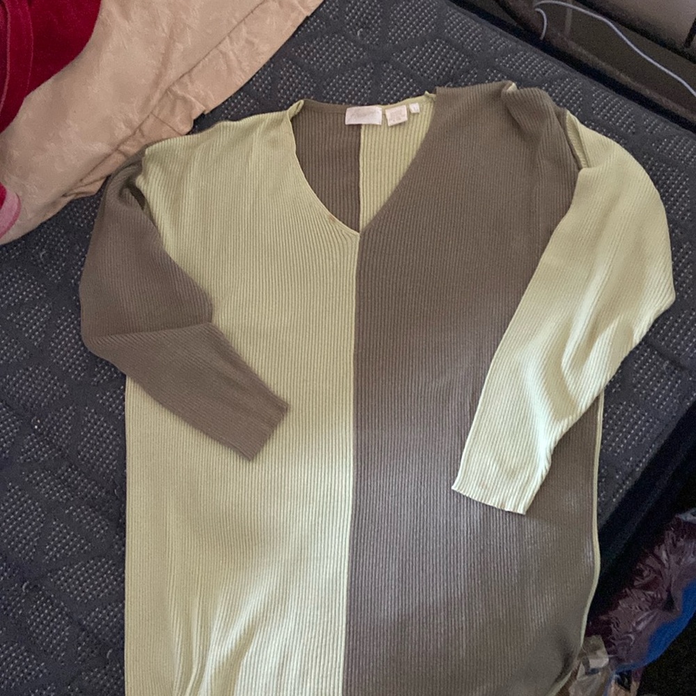 Sweater by a part 55% acrylic 45% cotton size large